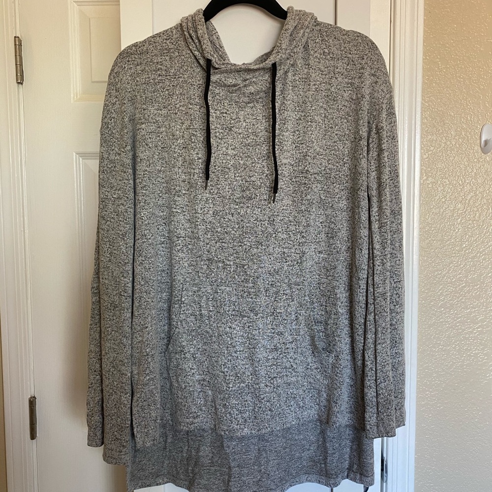 Oversized gray sweater